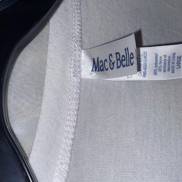 MAC & BELLE POLY/RAYON TEE-SHIRT DRESS SZ L - Picture 2 of 7